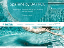 Tablet Screenshot of bayrol.com